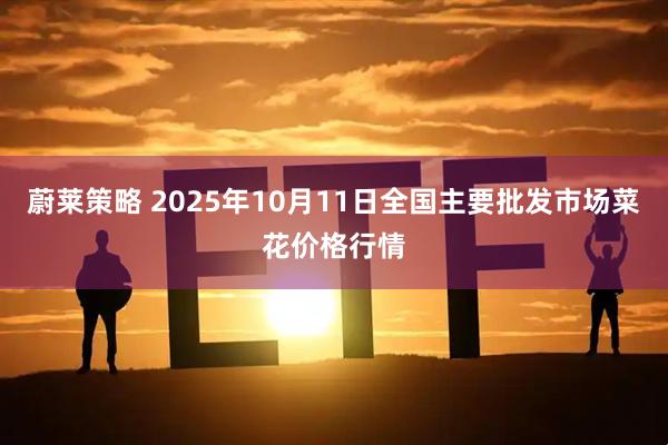 蔚莱策略 2025年10月11日全国主要批发市场菜花价格行情