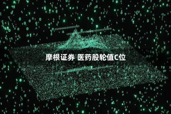 摩根证券 医药股轮值C位